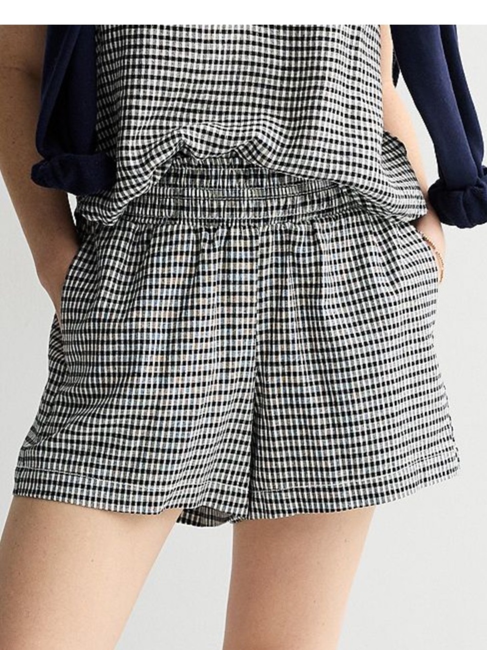Sonoma Smocked Waist Linen shorts